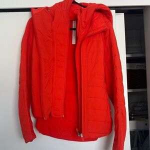 Lululemon Vibrant reddish/orangr Puffer Jacket
